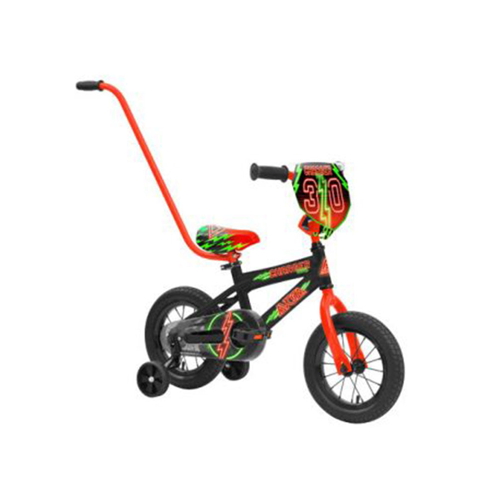 Vélo avoca néon BMX avec poignée parent 30 cm