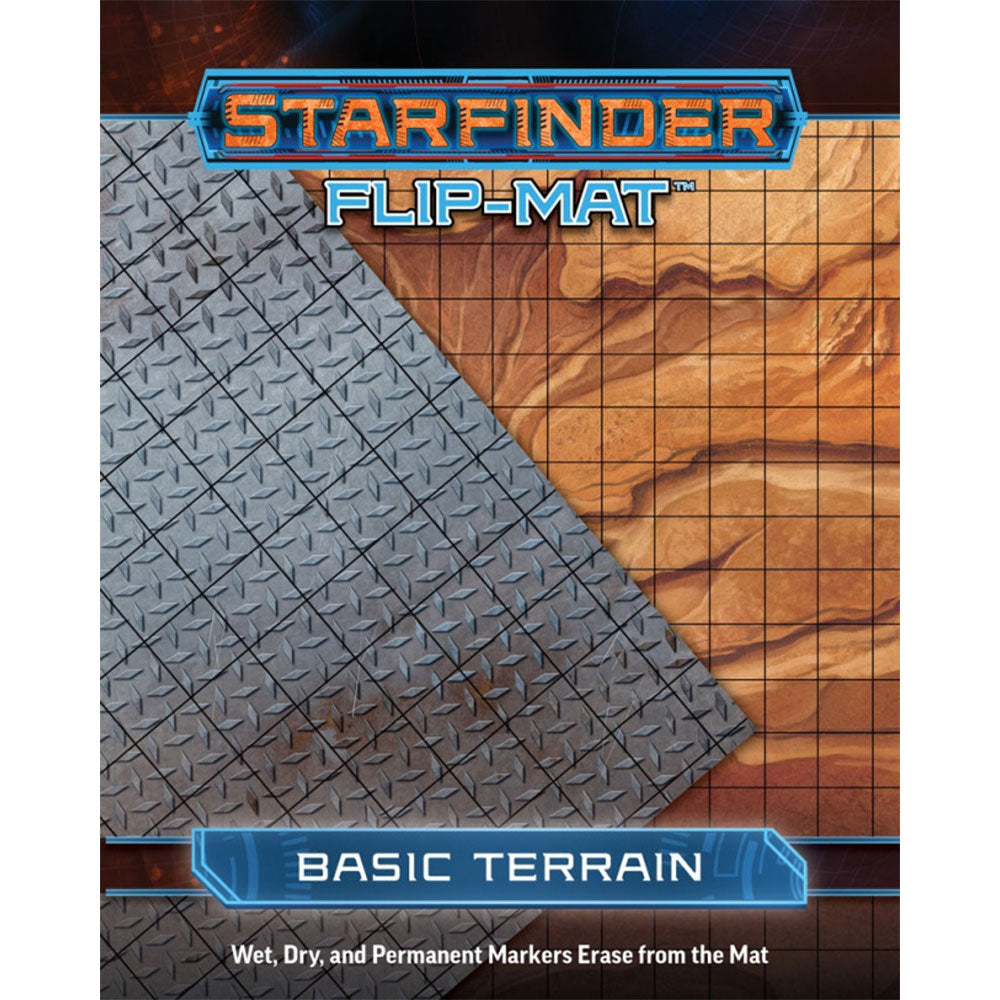 Starfinder-rollespil flip-mat