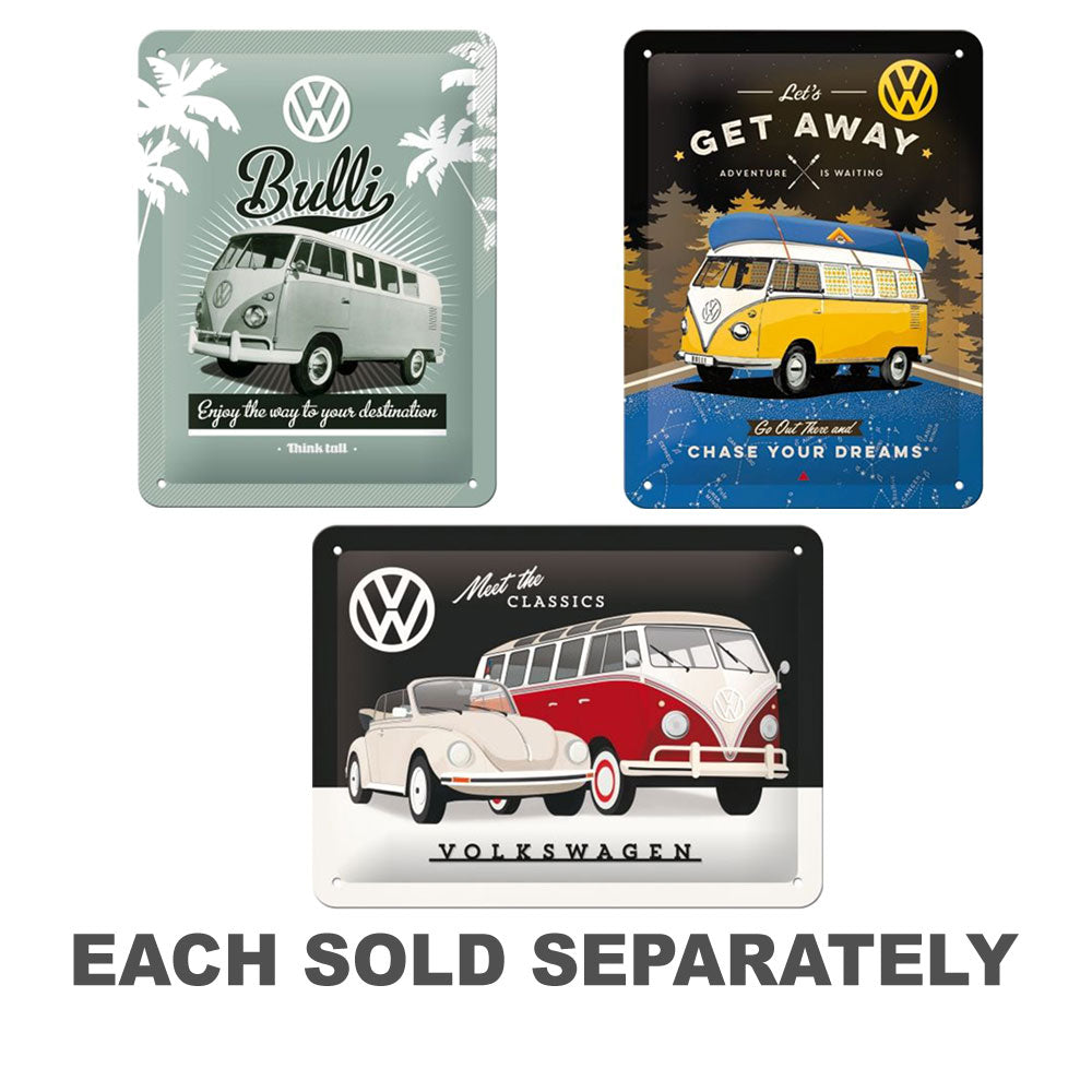 VW Nostalgic-Art Small Sign (15x20cm)