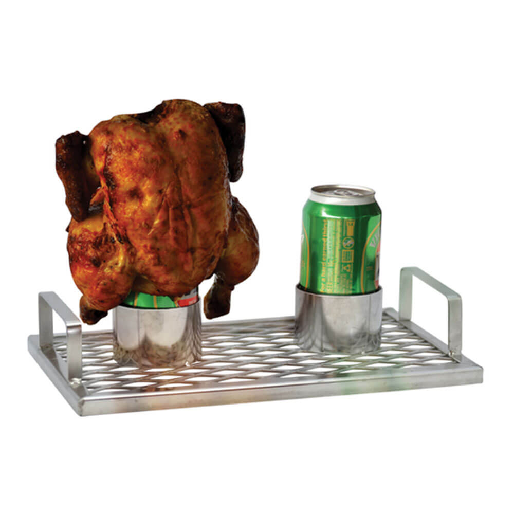 Chick 'n' Brew BBQ Roaster Aço inoxidável