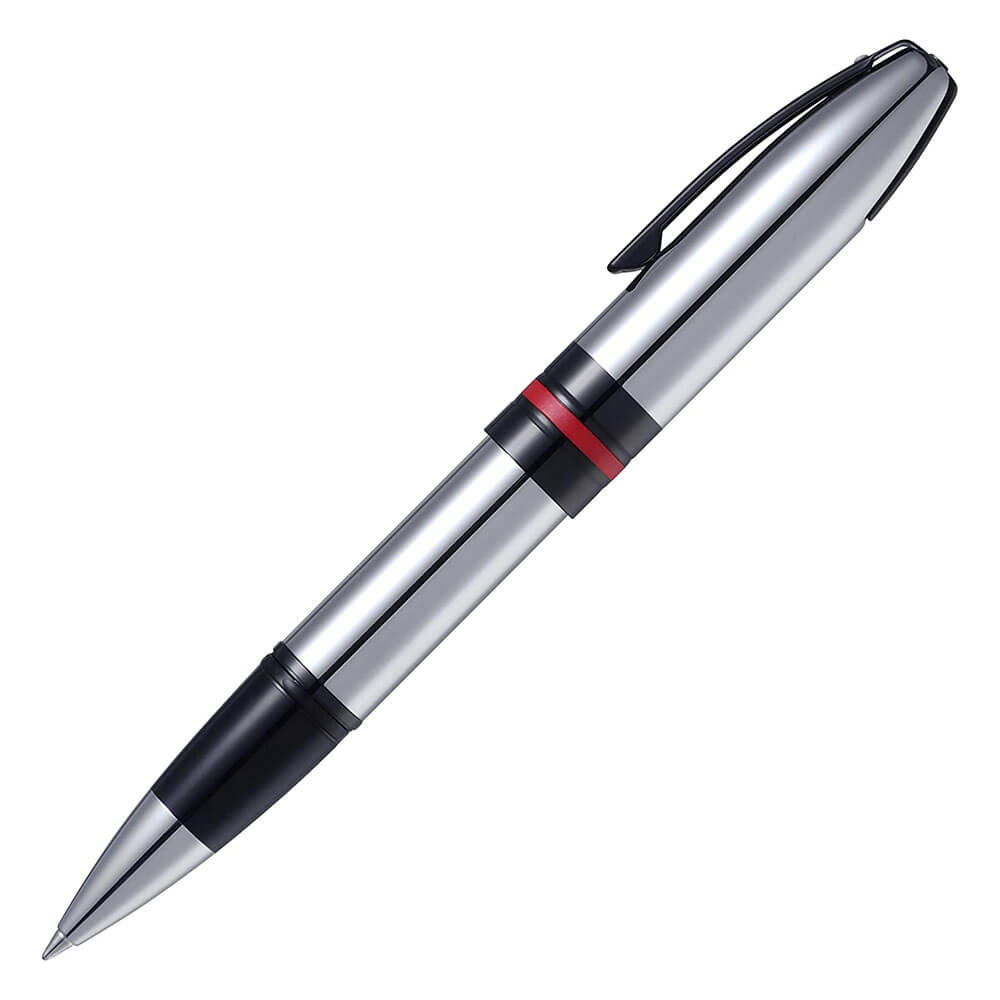 Icon Rollerball Pen met glanzende zwarte PVD -trim