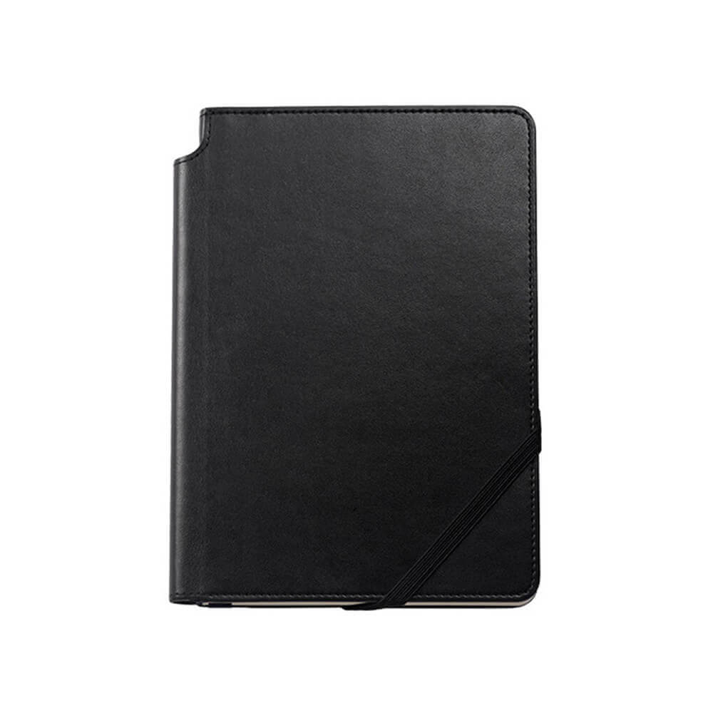 Cross Medium Dotted Leather Journal (svart)