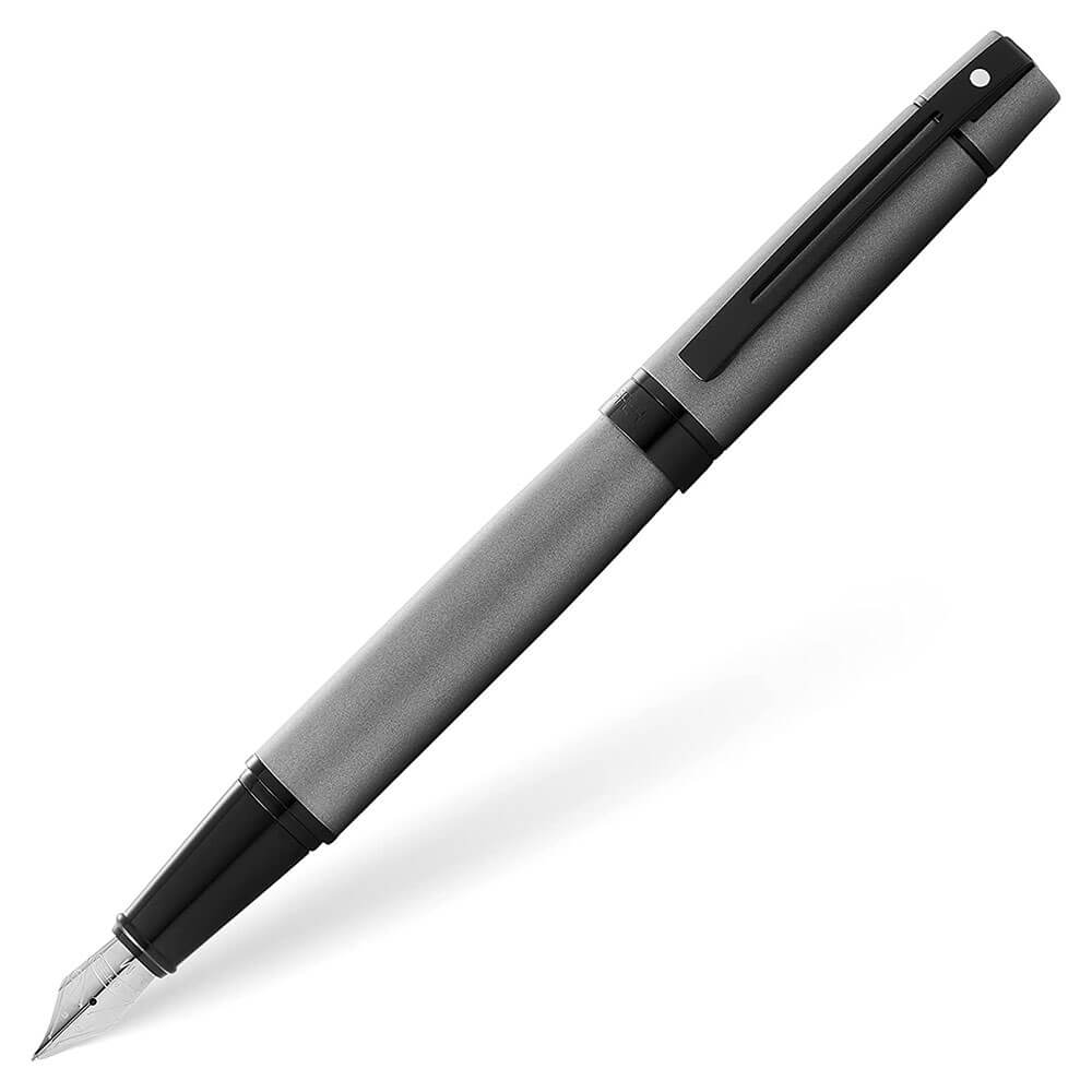 Sheaffer 300 Fountain Pen z czarnym wykończeniem (matowy szary)