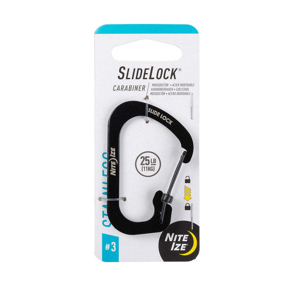 Nite Ize Slidelock Carabiner #3 (Black)