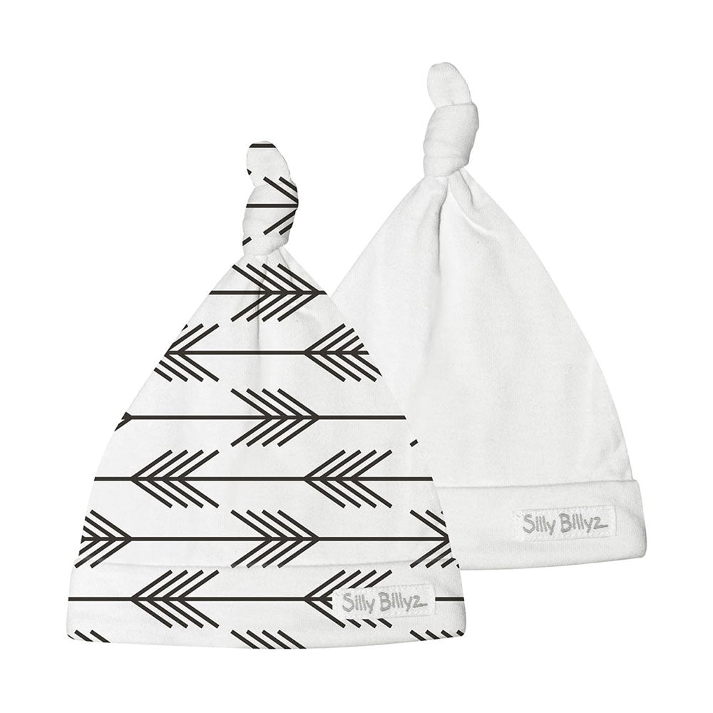 Silly Billyz Arrows Gumnut Baby Hat 2pk