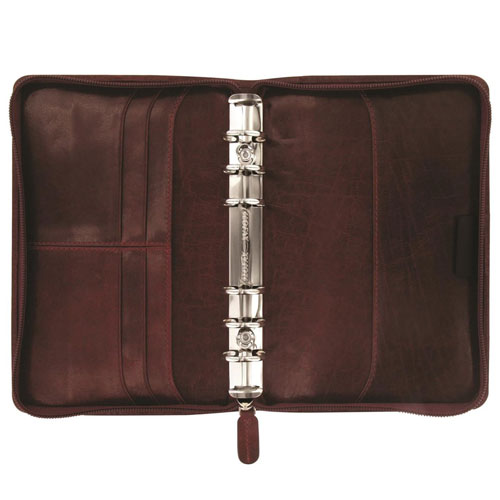 Filofax Lockwood Personal Zip Organiser (Garnet)