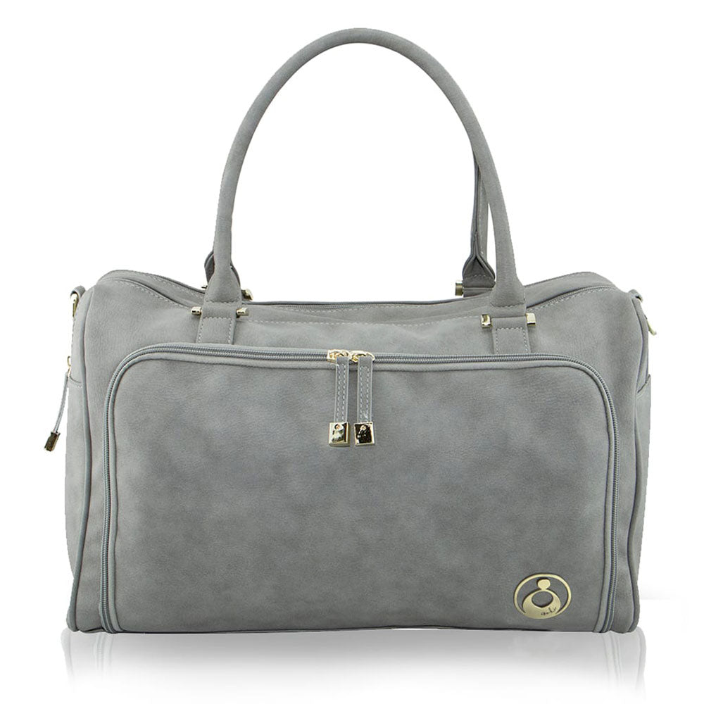 Isoki dubbel zip satchel blöja väska