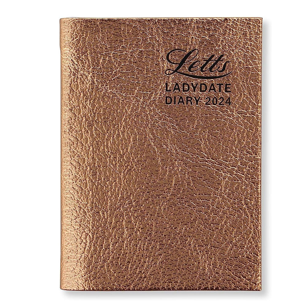 Letts 2024 Ladydate Pocket WTV Diary (rosa oro)