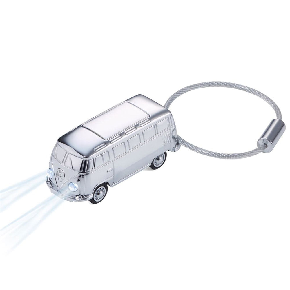 Troika VW voertuig Keyring met LED -licht (zilver)