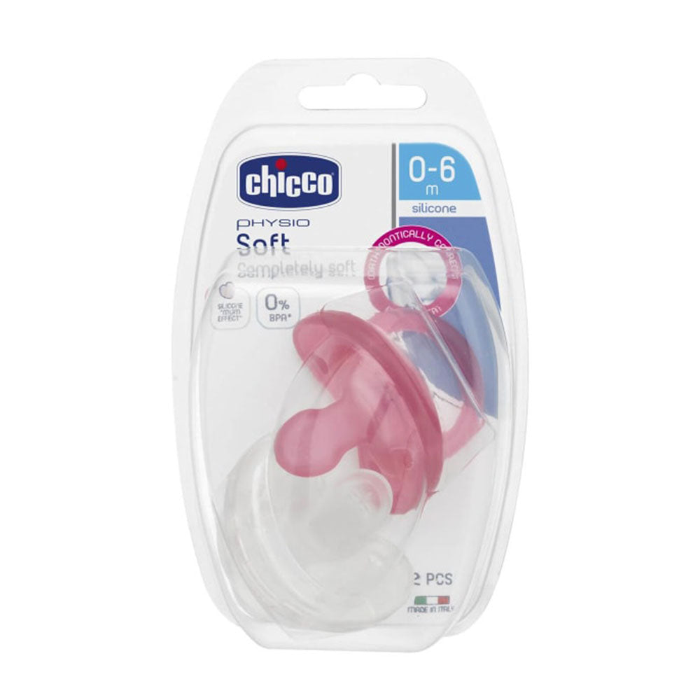 Chicco Physio Soother for Gir 2pk (0-6m)