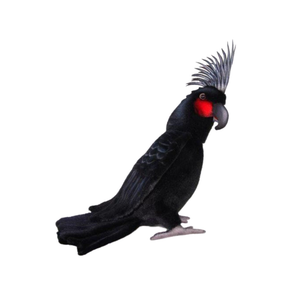 Black Palm Cockatoo Hansa Soft Animal Stuffed Toy 34cm