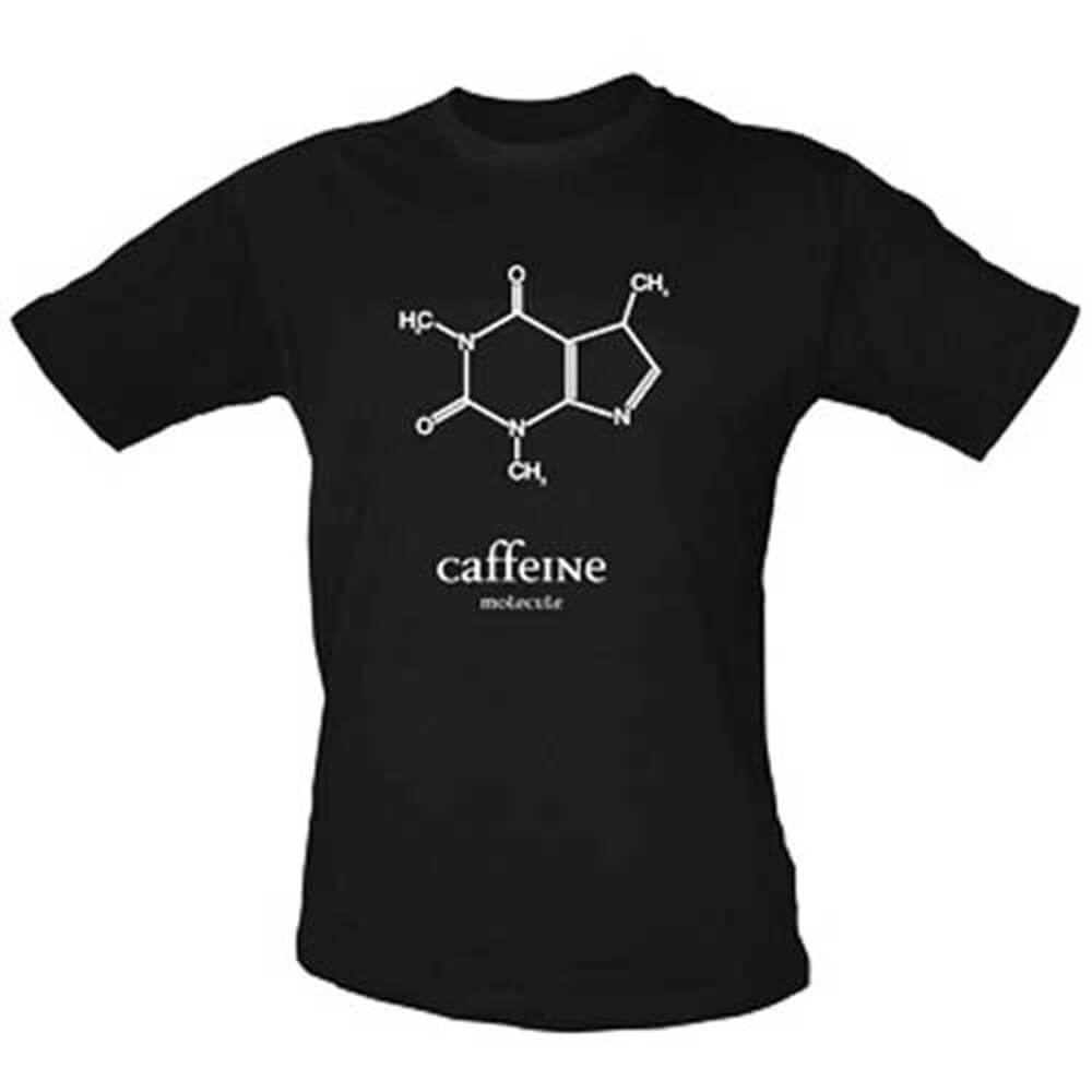 カフェイン分子Tシャツ