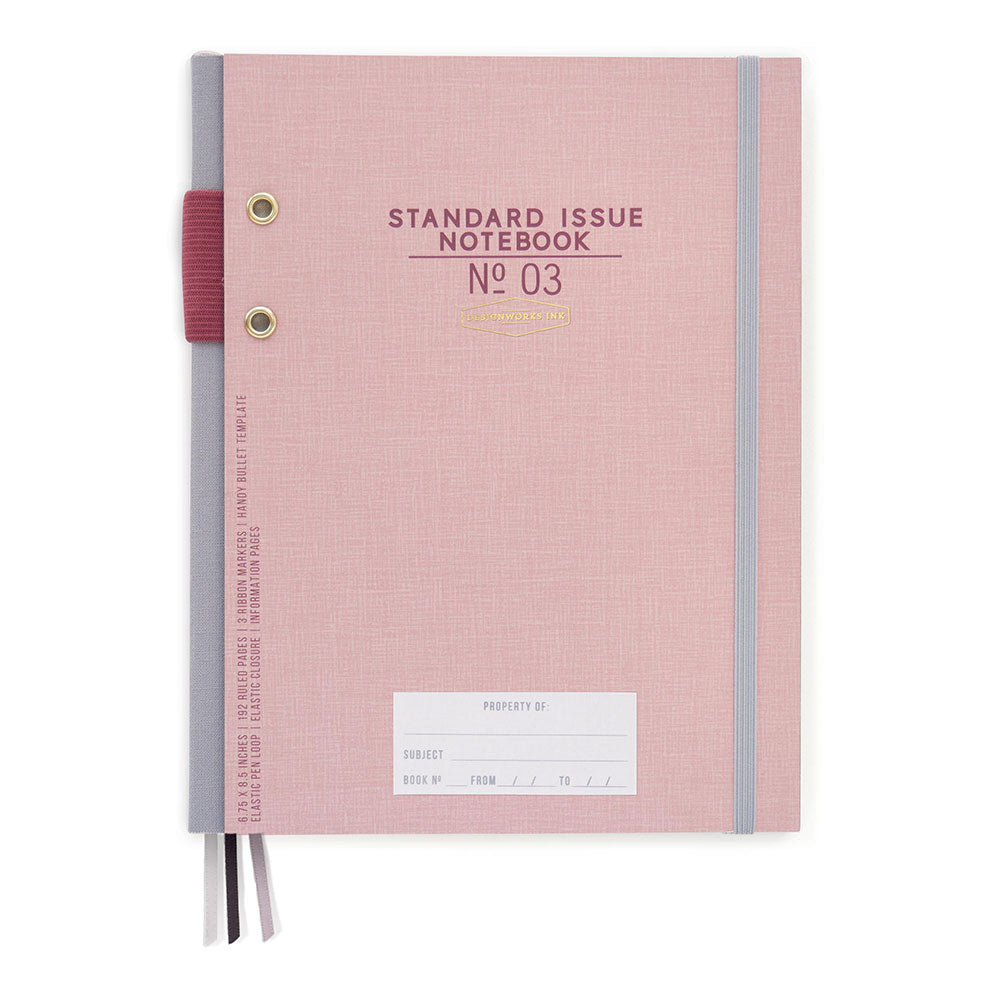 Standard Issue Dusty Pink Wrapped Pen Hardcover (172x216mm)