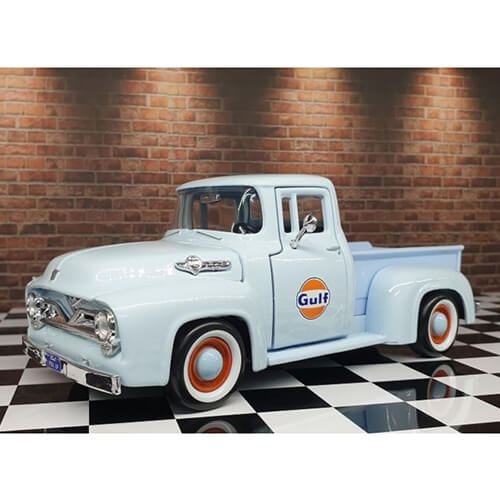 1955 Ford F-100 Gulf Pickup 1:24 Schaal