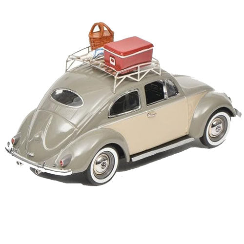 VW Beetle Ovali w/ Roof Rack & Picnic Basket 1:43 Model Car