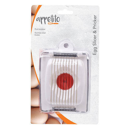 Appetito Egg Slicer/Pricker (White)