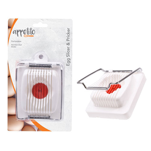 Appetito Egg Slicer/Pricker (White)