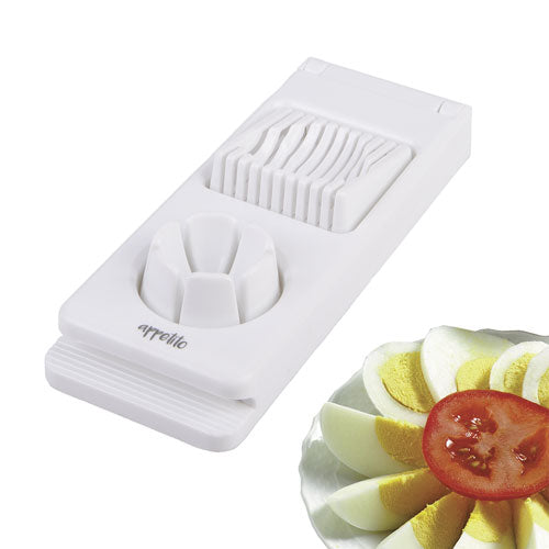 Appetito 2-in-1 Egg Cutter & Slicer (White)