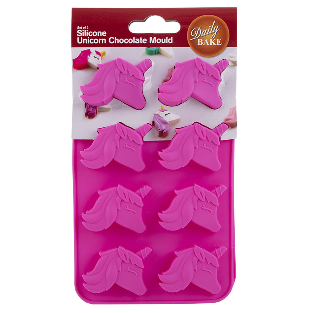 Daily Bake Silicone 8-Cup Chocolate Mold 2sts