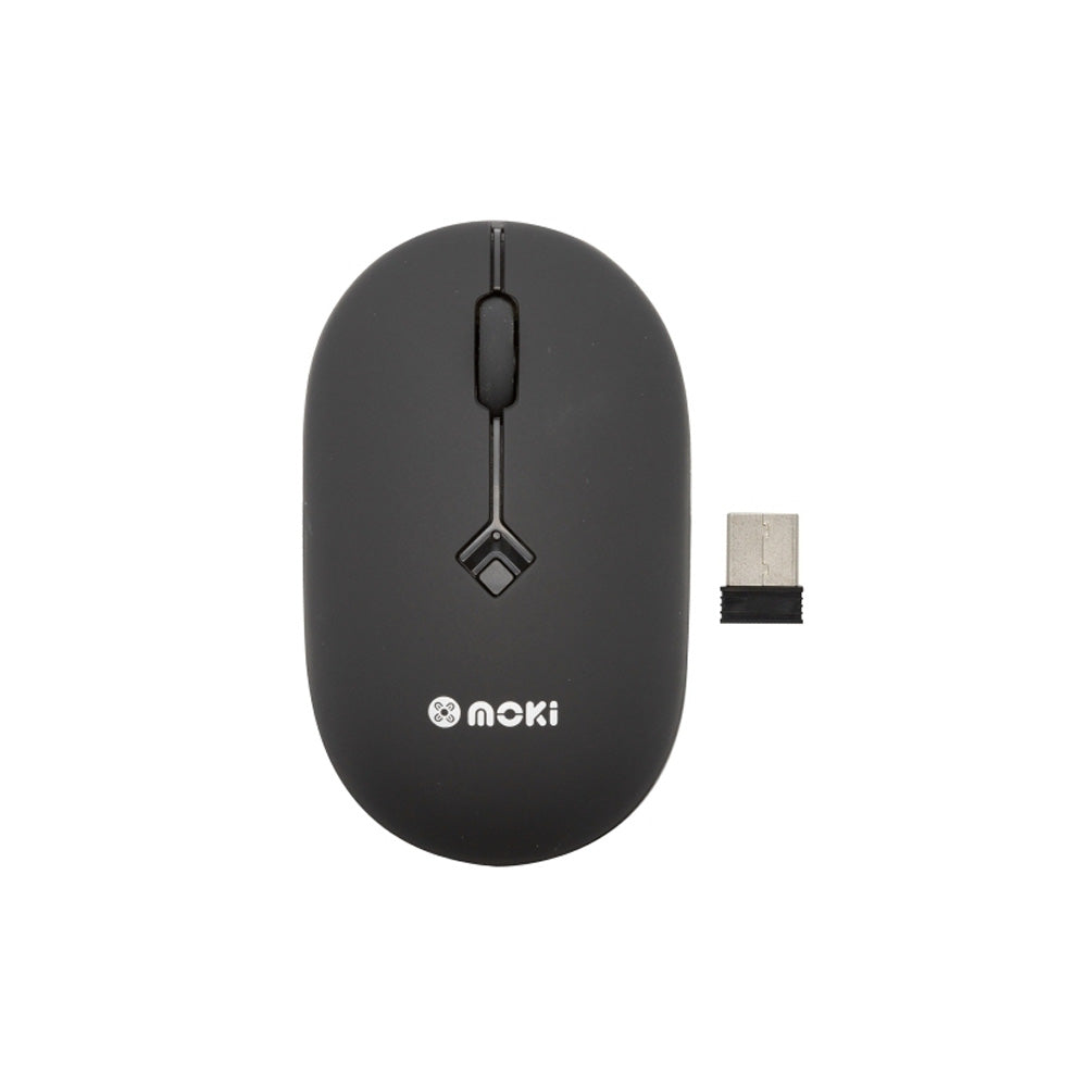 Mouse óptico USB Moki (preto)