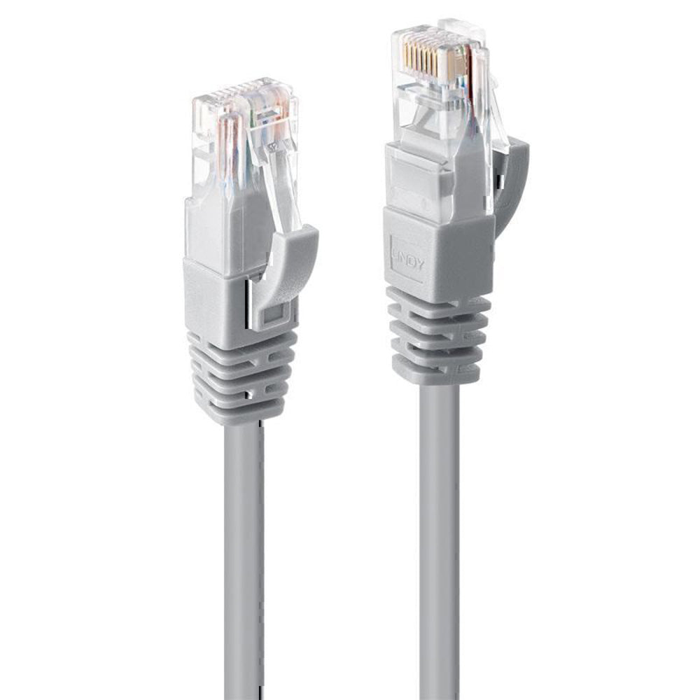 Lindy Cat6 U/UTP Gigabit Network Cable (Grey)