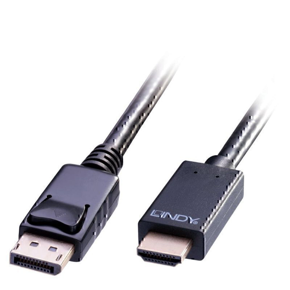 Lindy DisplayportからHDMI 10.2Gケーブルへ