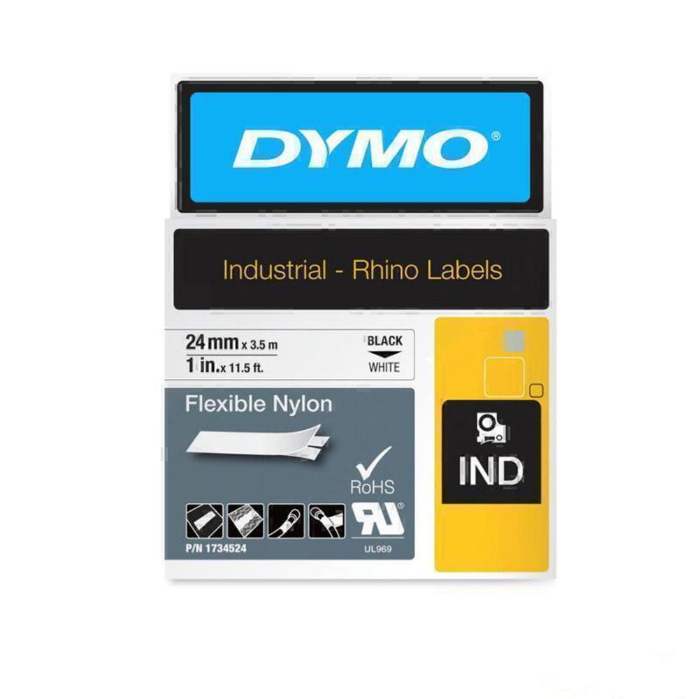 Dymo Industrial Rhino Labels 24mm (vit)