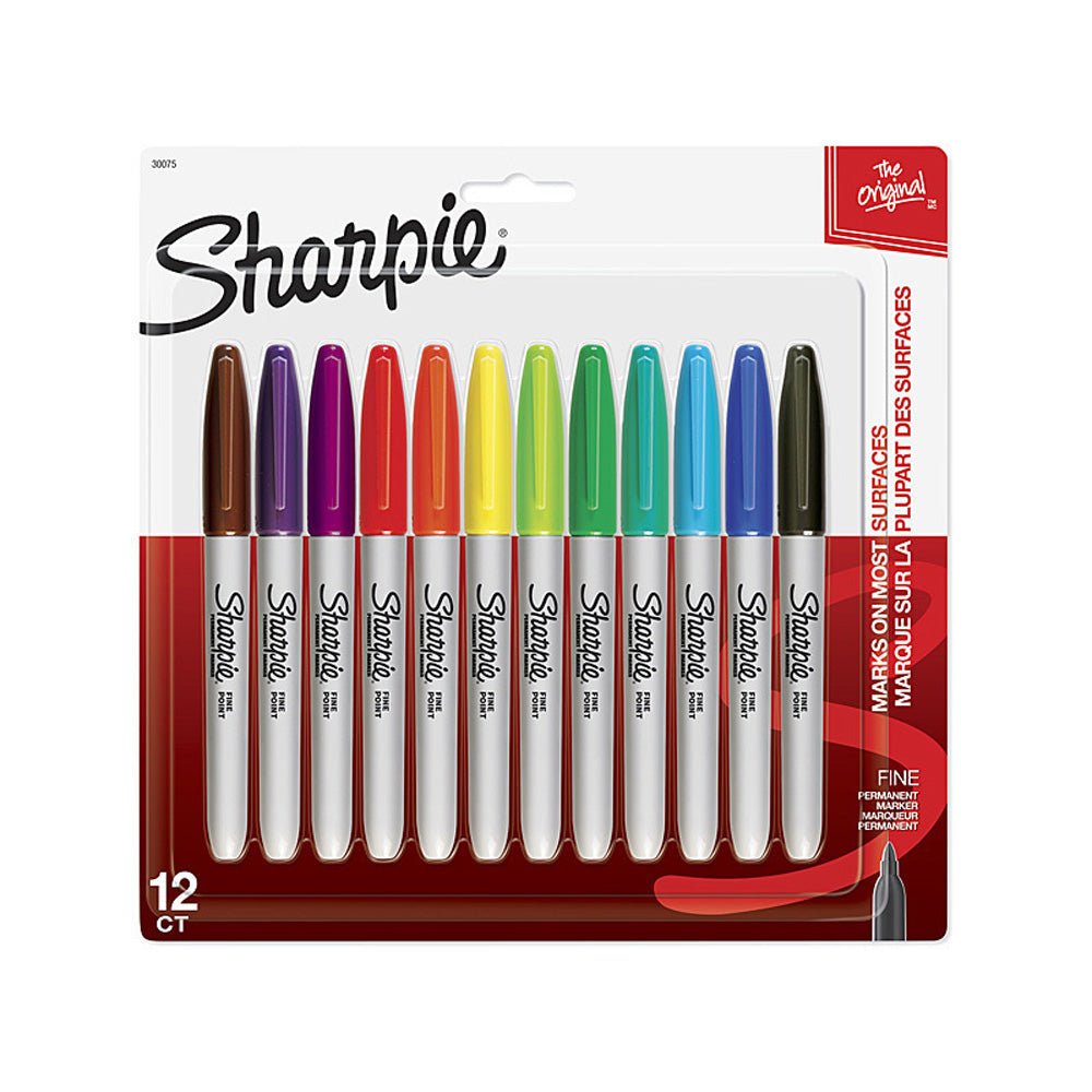 Sharpie Marker permanent Fine 12pk