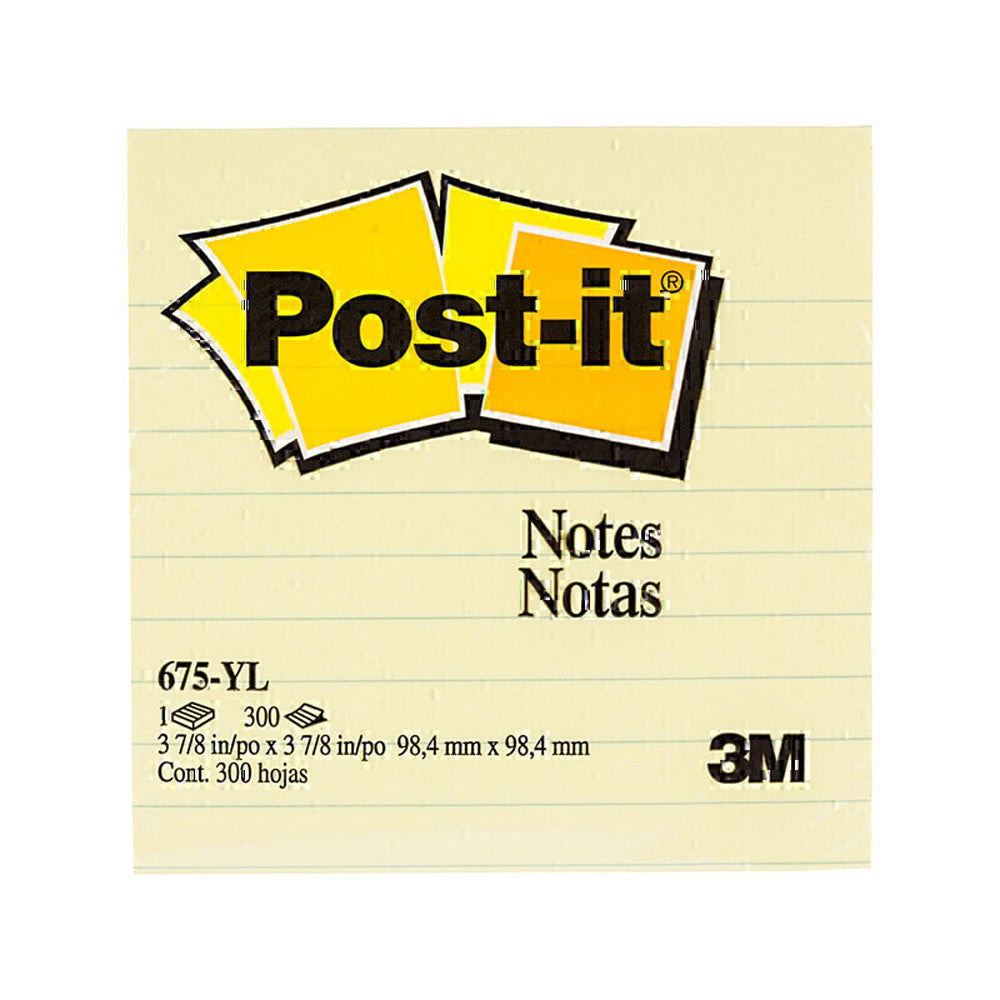 Post-it-it Canário amarelo notas 12pk