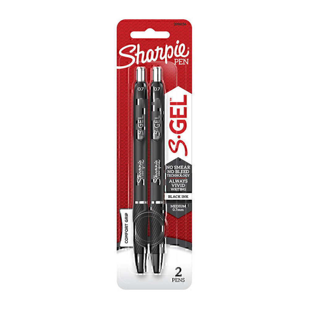 Penna gel retrattile Sharpie 0,7 mm 2pk (scatola di 6)