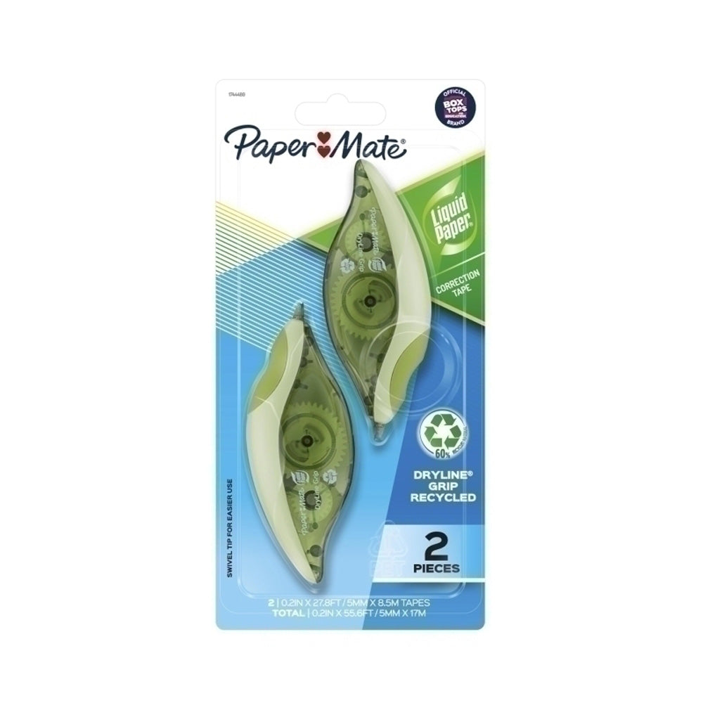 Paper Mate LP Corrección de agarre de la línea seca (caja de 6)