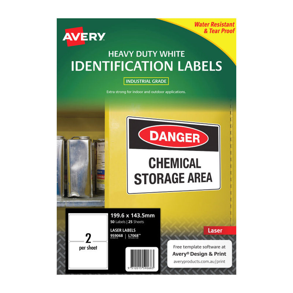 Avery Heavy Duty Laser Rótulos 25pk