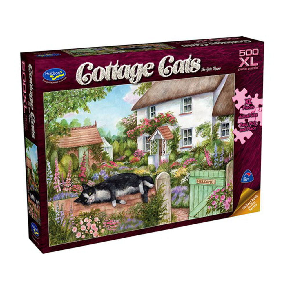  Holdson Cottage Cats Puzzle 500XL