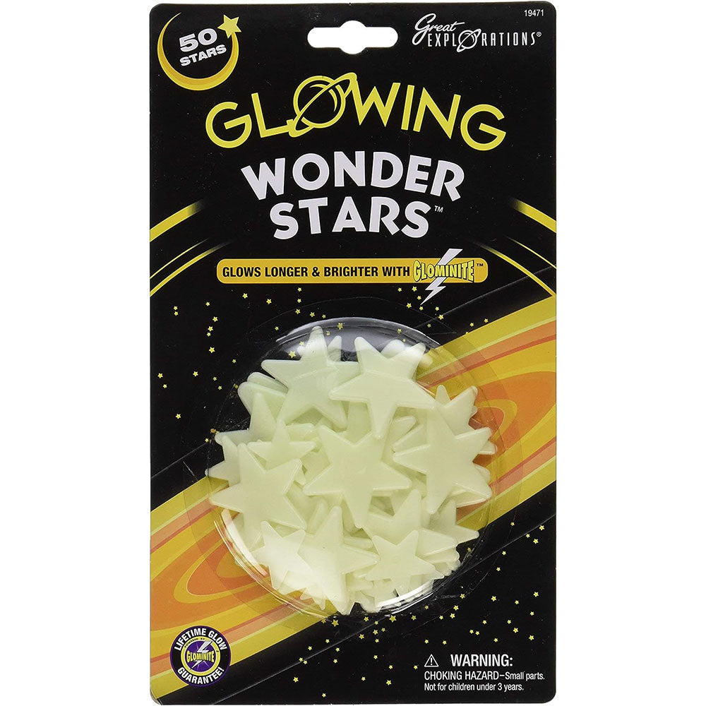 Great Explorations Glowing Wonder Stars 50pcs