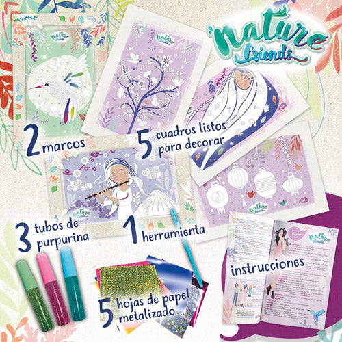 Nature Friends Glitter & Foil Art Kit