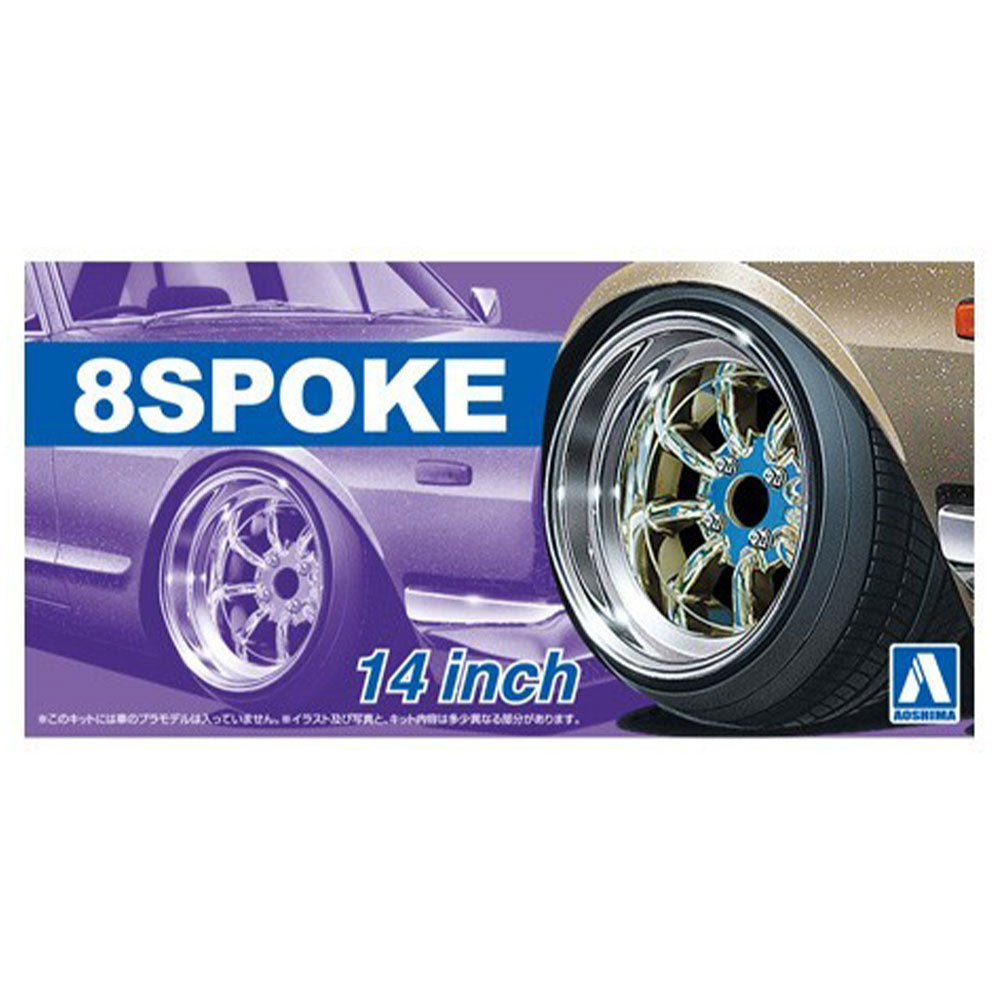 Aoshima Tyres and Wheels 14"