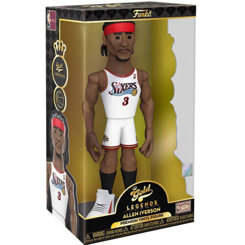 NBA: 76ers Allen Iverson Vinyl Gold Chase Ships 1 in 6