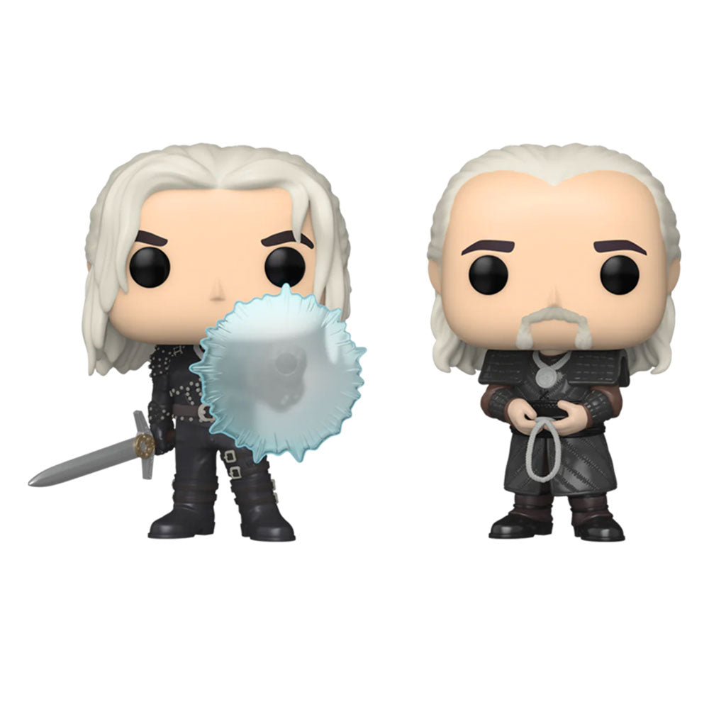 The Witcher TV Geralt & Vesemir US Exc. Pop! Vinyl 2-Pack