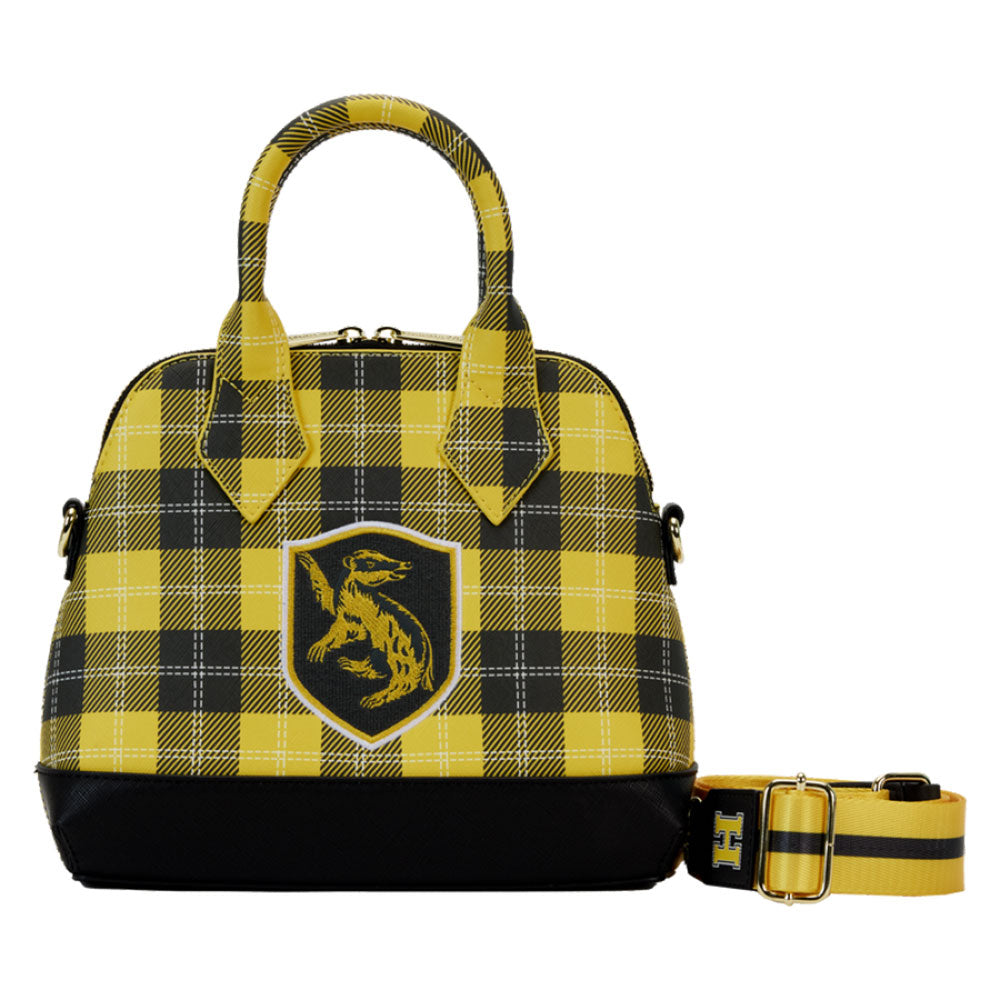 Hogwarts House Patch Varsity Plaid Crossbody Bag