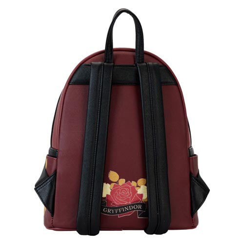 Harry Potter Gryffindor House Floral Tattoo Mini Backpack