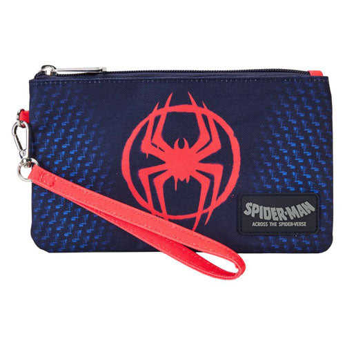 Spiderman Across the SpiderVerse Miles Nylon Wristlet Wallet