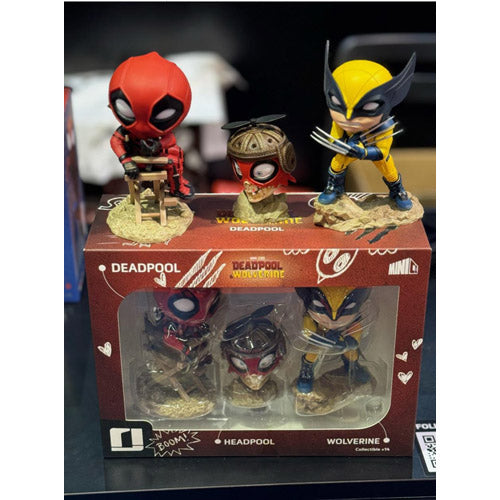 Deadpool, Wolverine & Headpool Minico Set