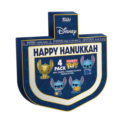 Lilo & Stitch -Stitch Dreidel Box Pocket Pop! 4-Pack