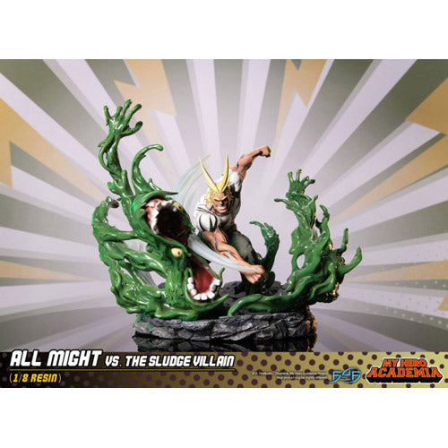 My Hero Academia All Might Vs The Sludge Villian Statue