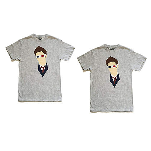 Doctor Who David Tennant Vector Head T-Shirt