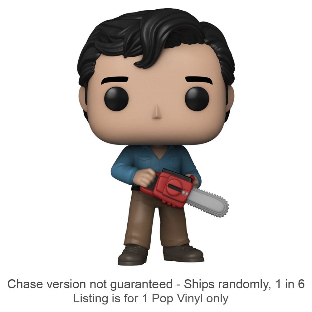 Evil Dead Ash 40th Anniv Pop! Vinyl Chase Ships 1 in 6