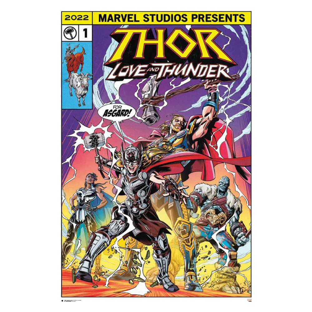 Thor: Plakat Love and Thunder (61x91,5 cm)