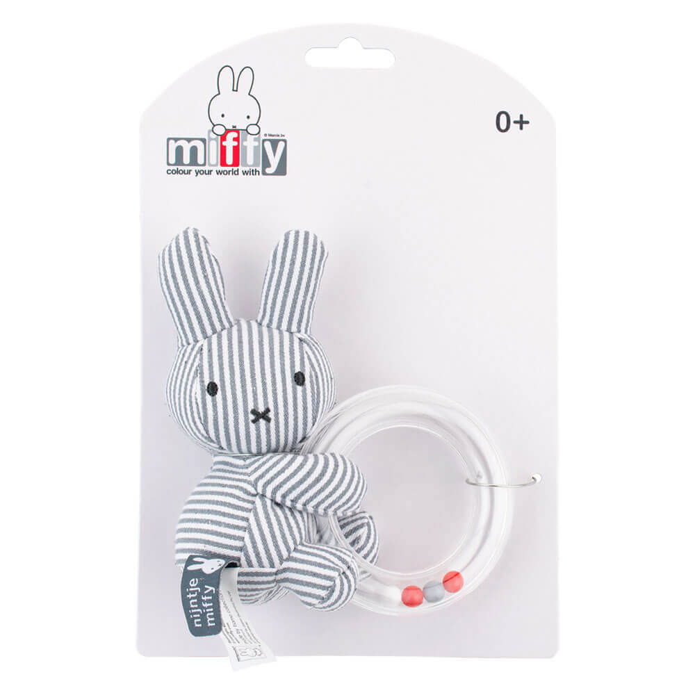 Miffy Ring Rattle con perline