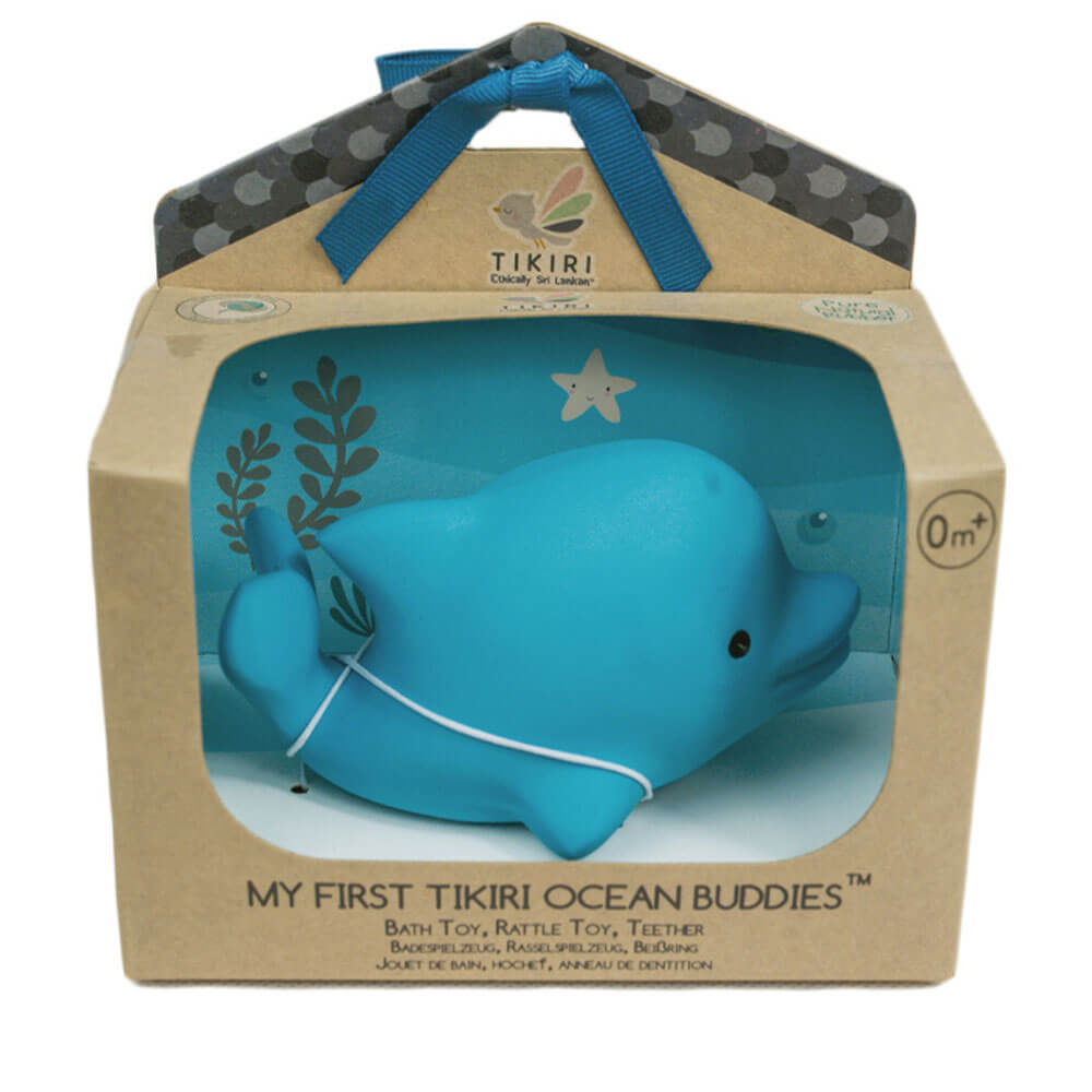 Rubber Ocean Buddy Rattle & Bath Toy (en boîte)