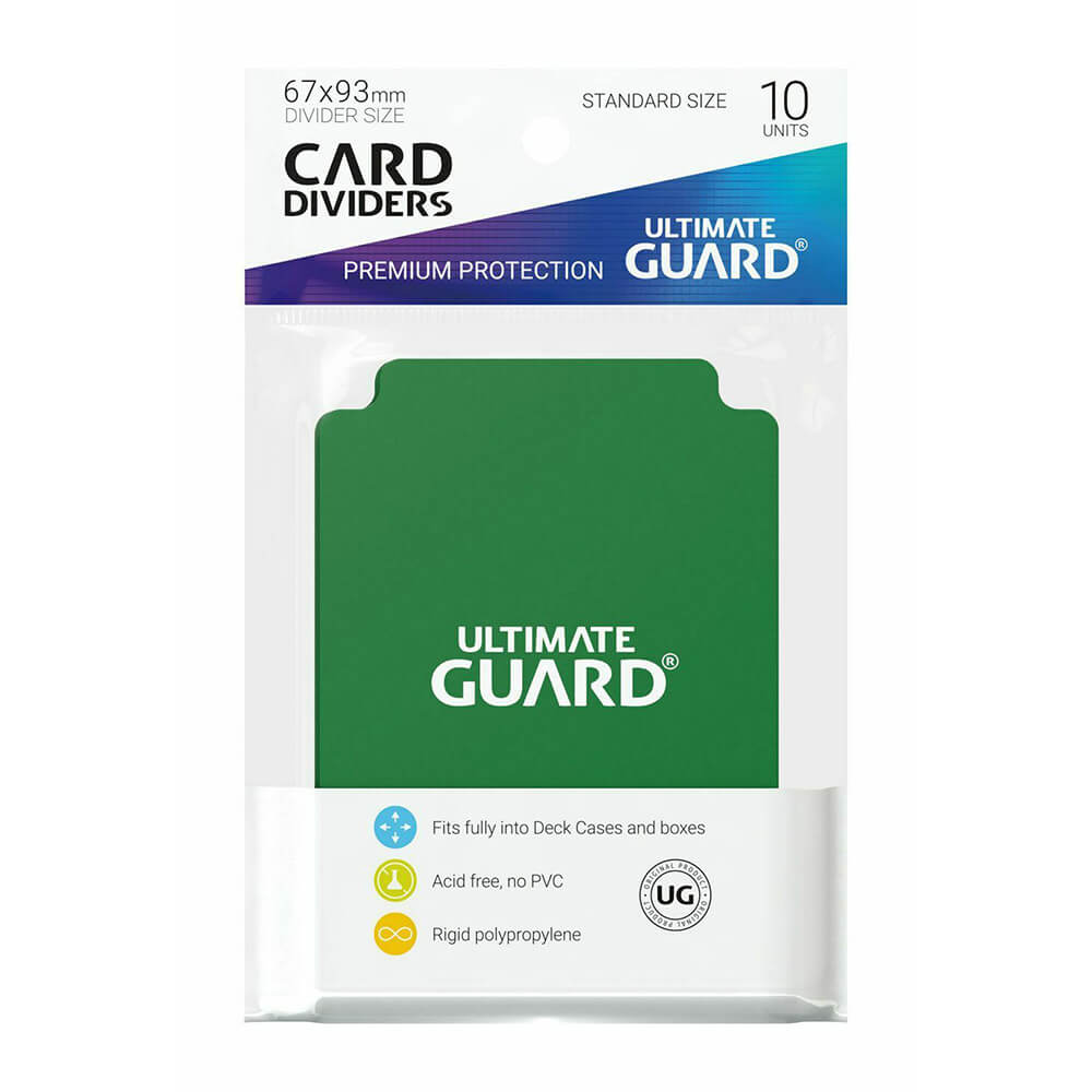 Divisores de tarjeta de tamaño estándar de Ultimate Guard 10pk